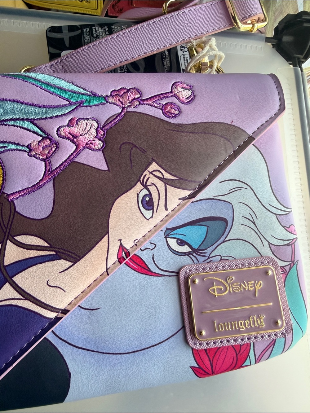 Loungefly Disney Ursula Crossbody Bag - Picture 5 of 10